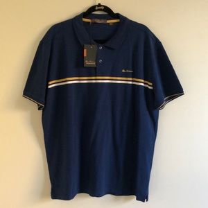 Ben Sherman Mens Short Sleeve Polo NWT